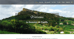 Desktop Screenshot of domainedepouilly.com